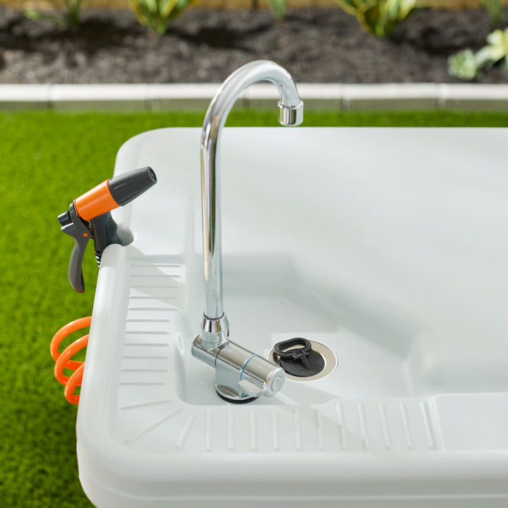 Seek Deluxe Fish and Game Cleaning Table with Faucet and Shelf (For Parts) - VMInnovations