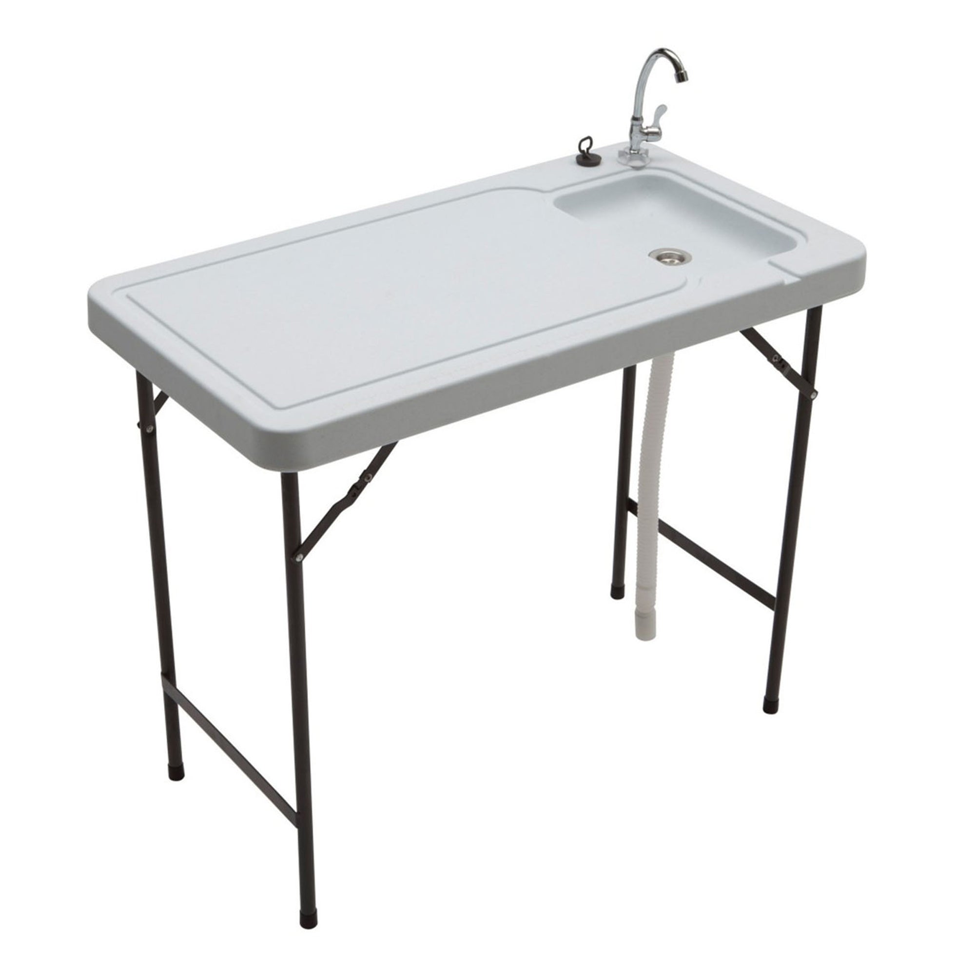 Seek SKFT-44 Folding Fish and Game Cleaning Table with Steel Faucet (Damaged)