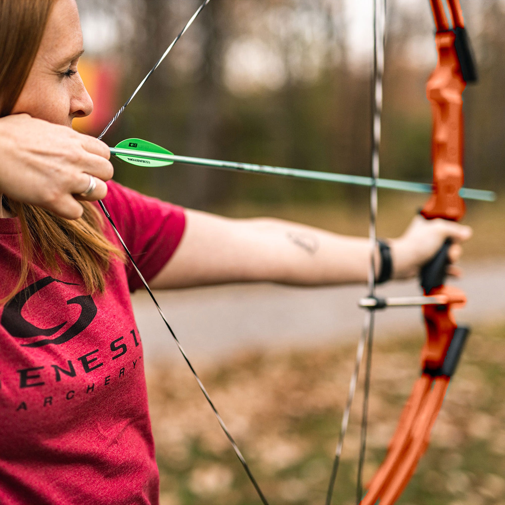 Genesis Original Archery Compound Bow Adjustable Sizing, Left Handed (Used) - VMInnovations