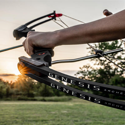 Genesis Archery Original Adjustable Right Handed Compound Bow, Black (4 Pack)