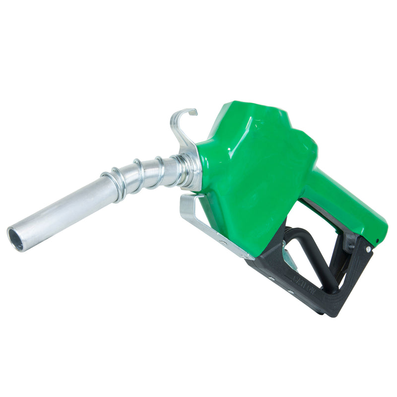 Fill-Rite 3/4 Inch Automatic Gas Pump Fuel Hose Nozzle w/ Hook, Green (Used)
