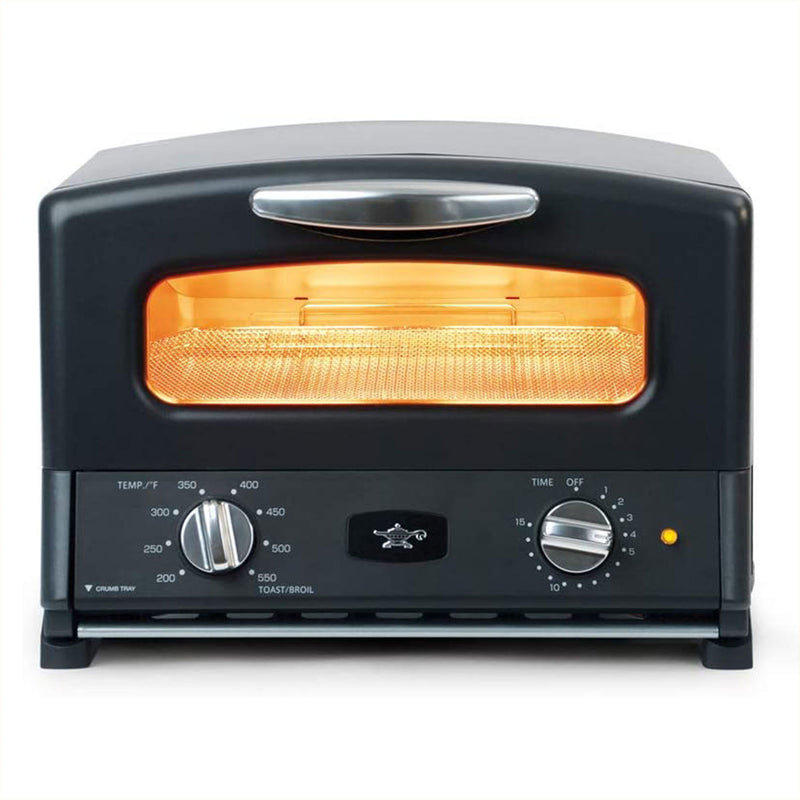 Sengoku HeatMate Instant Heat Graphite Toaster Oven, 120 Volt, Black (Used)