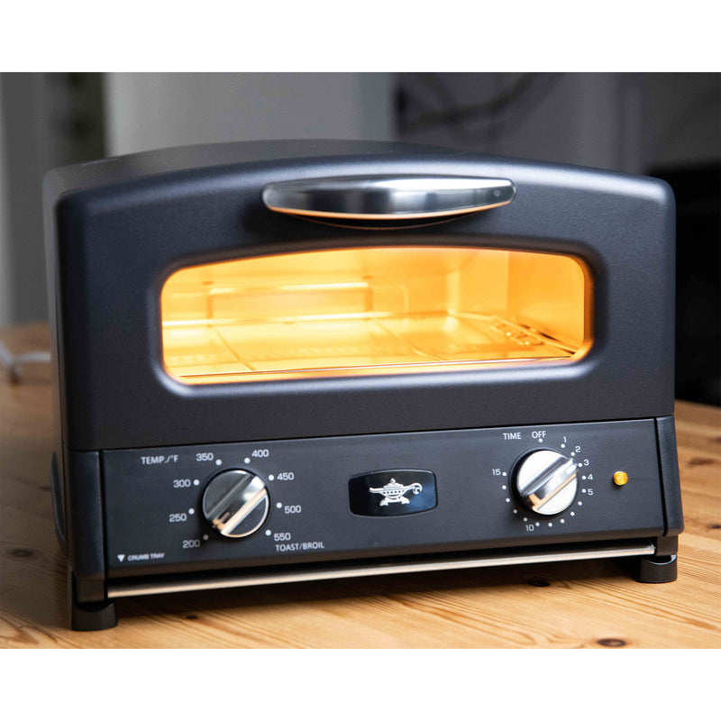 Sengoku HeatMate Instant Heat Graphite Toaster Oven, 120 Volt, Black (Used)