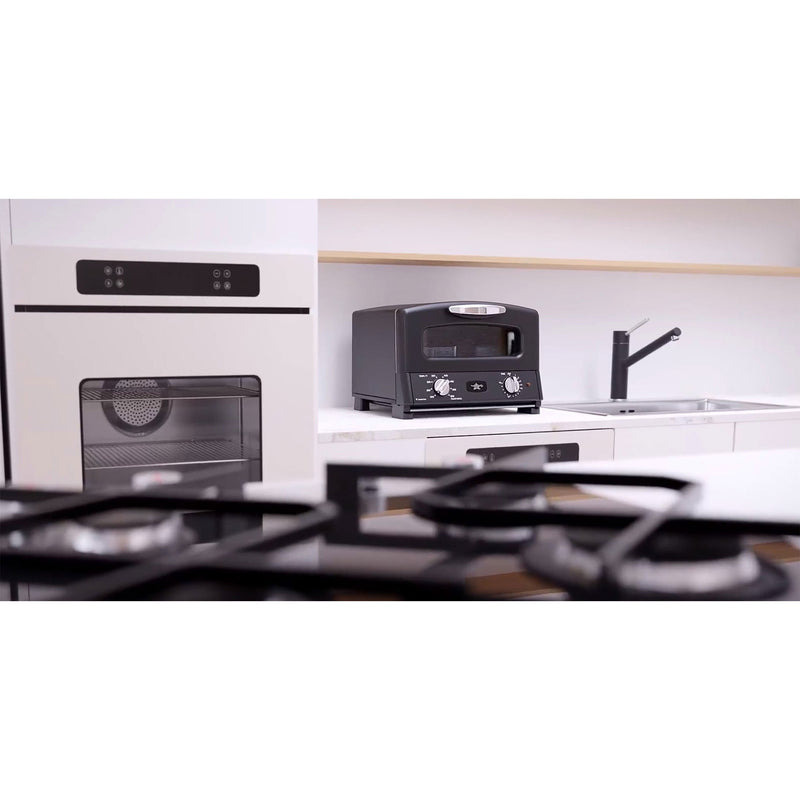 Sengoku SET-G16A(K) HeatMate Graphite Technology Toaster Oven, 120 Volt, Black