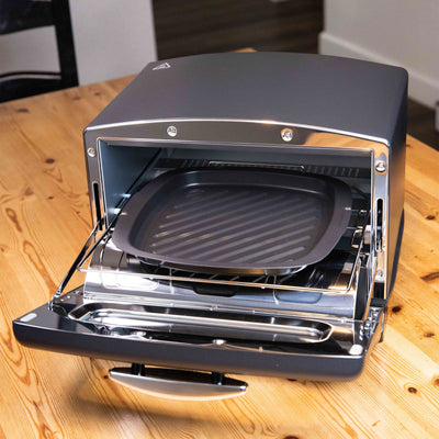Sengoku HeatMate Instant Heat Graphite Toaster Oven, 120 Volt, Black (Used) - VMInnovations