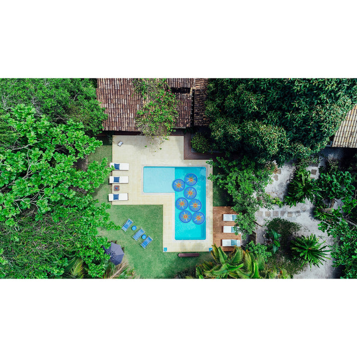 Solar Sun Rings UV Resistant Swimming Pool Spa Heater Circular Solar Cover, Blue - VMInnovations