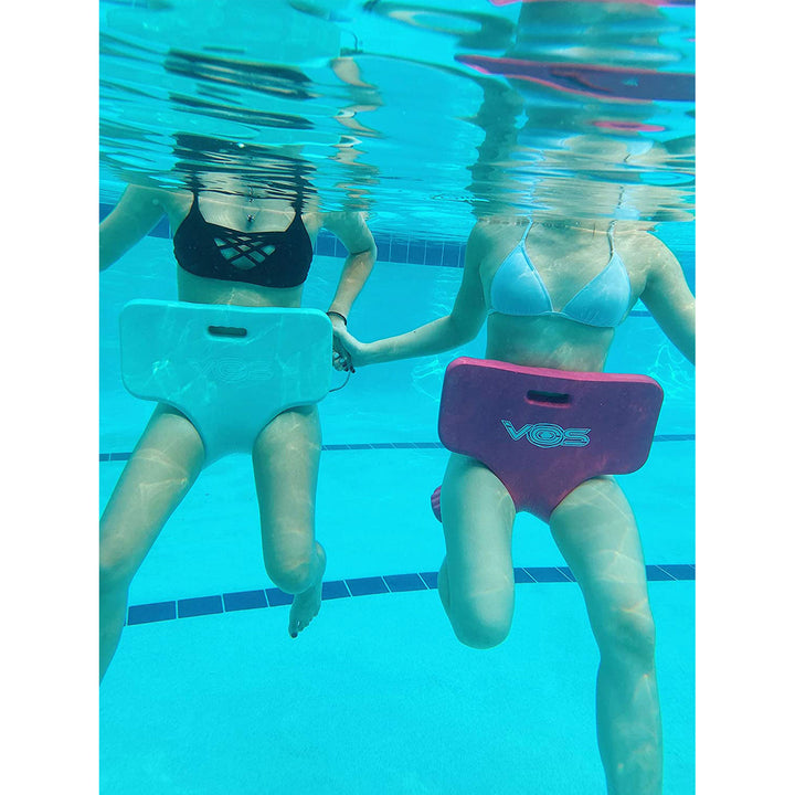 Vos Oasis Water Saddle Pool Float for Adults & Kids, Capri Blue (Open Box)