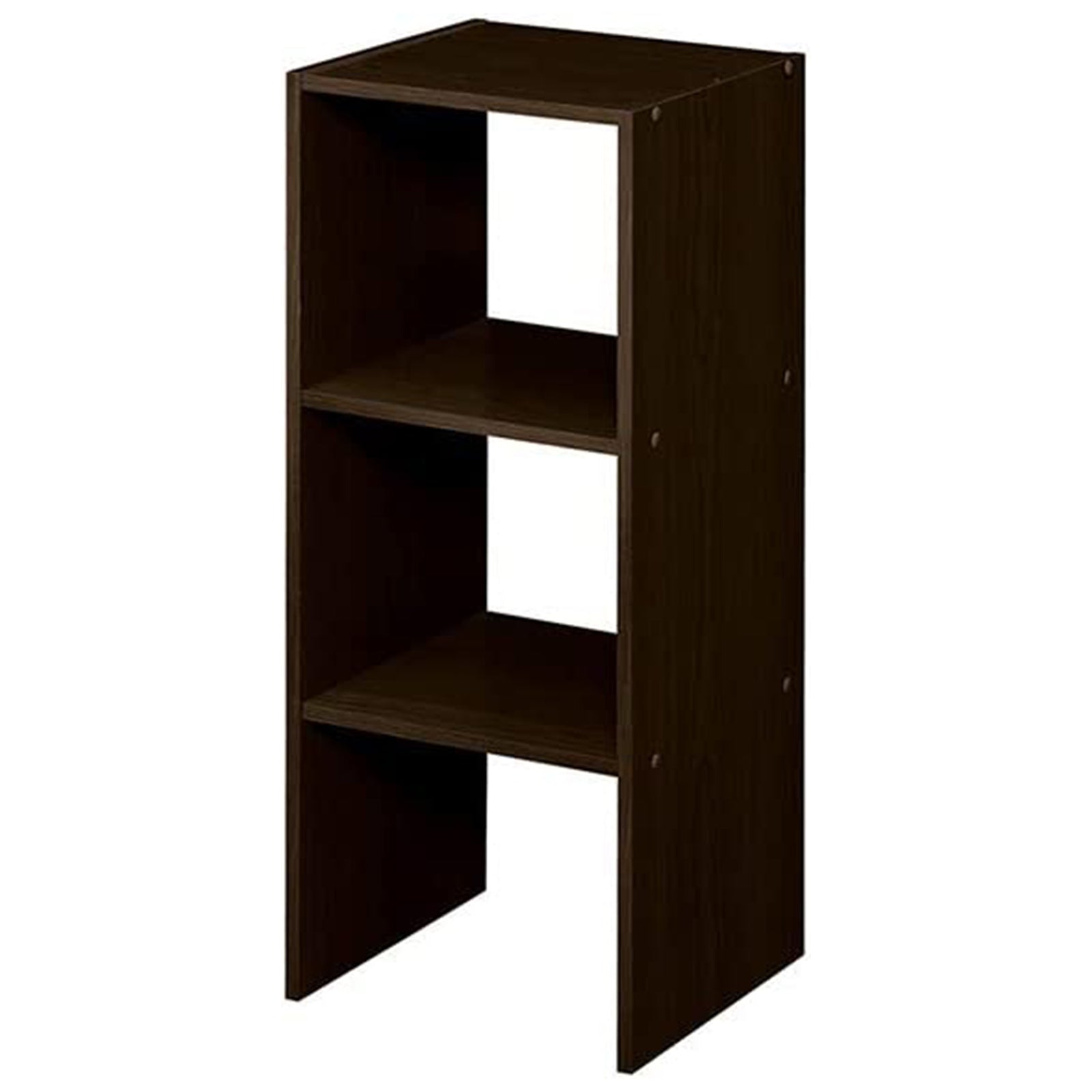 ClosetMaid Decorative Home Stackable 2-Cube Organizer Storage, Espresso (2 Pack) - VMInnovations