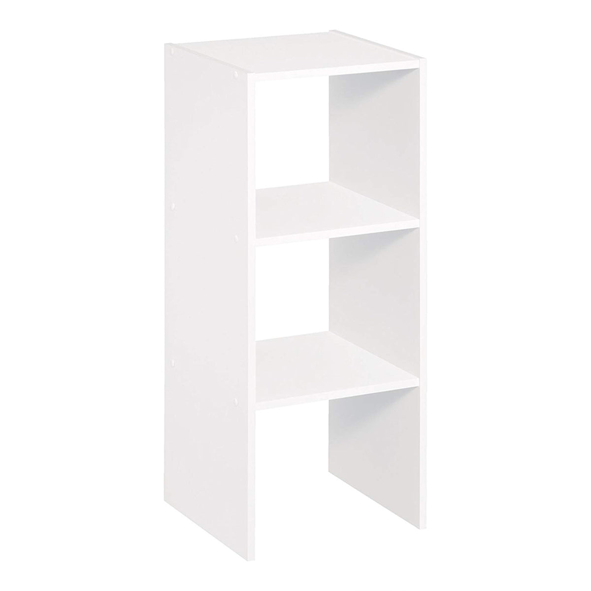 ClosetMaid Decorative Home Stackable 2-Cube Organizer Storage, White (4 Pack)