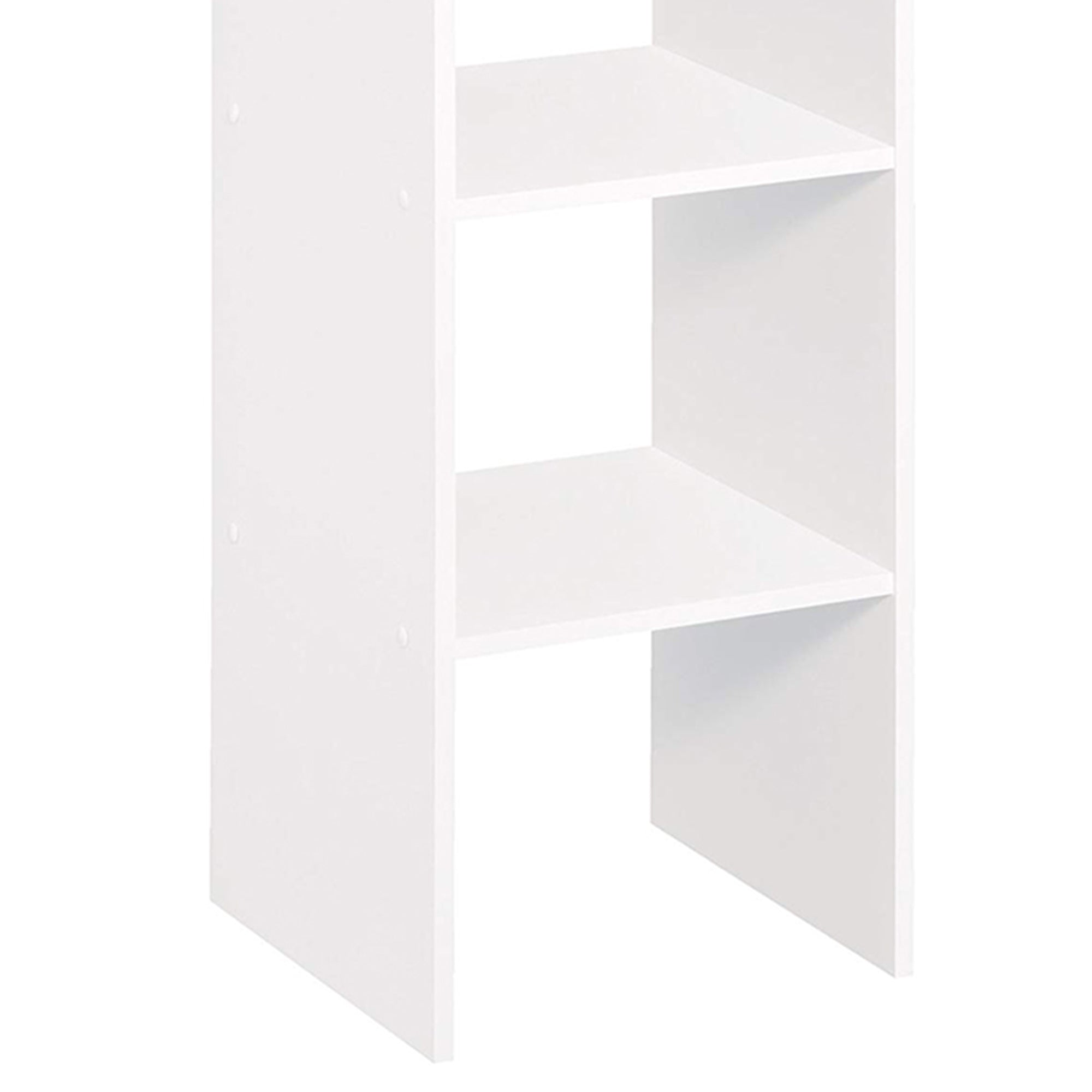 ClosetMaid Decorative Home Stackable 2-Cube Organizer Storage, White (4 Pack)