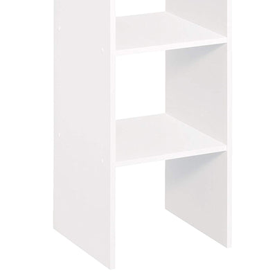 ClosetMaid Decorative Home Stackable 2-Cube Organizer Storage, White (4 Pack)