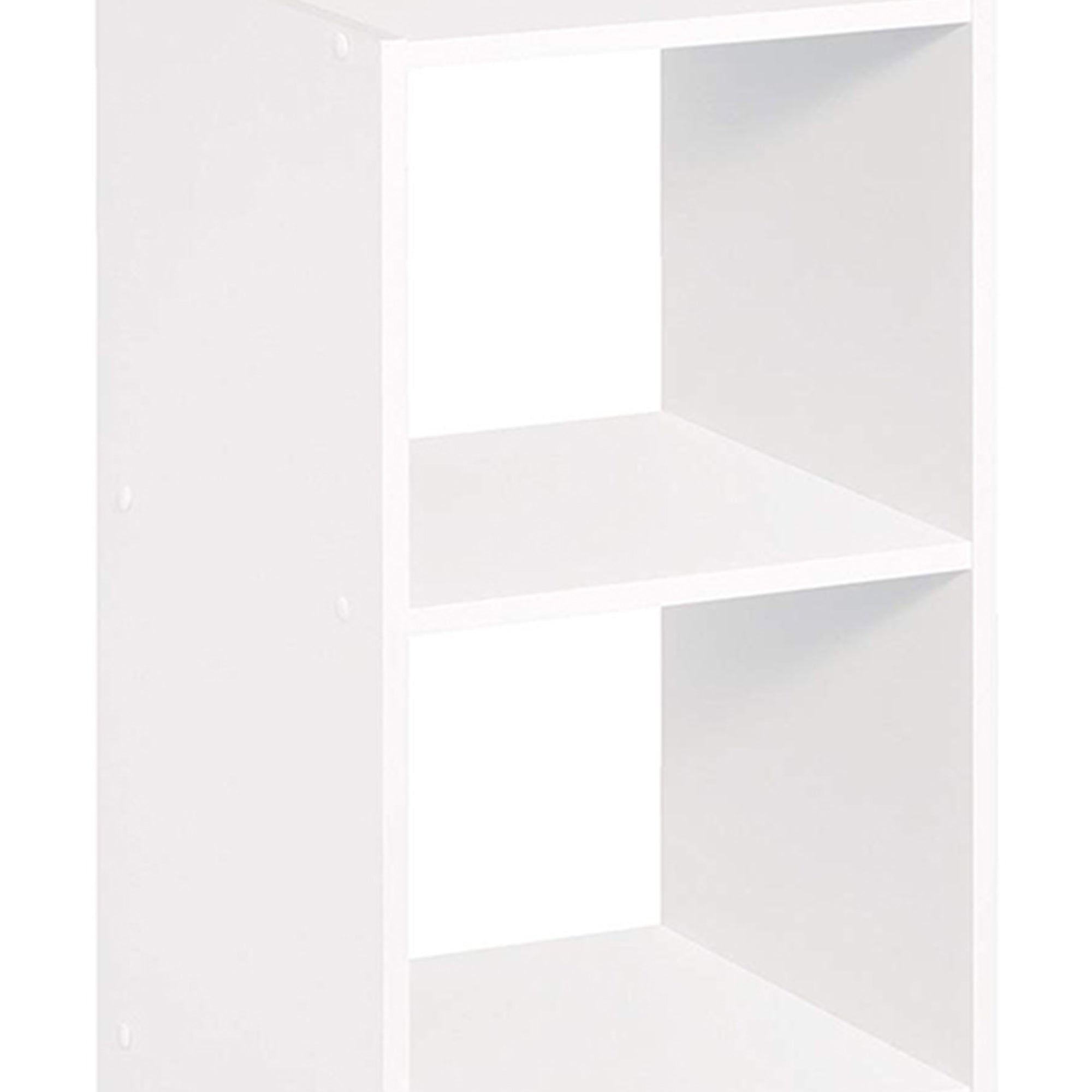ClosetMaid Decorative Home Stackable 2-Cube Organizer Storage, White (4 Pack)