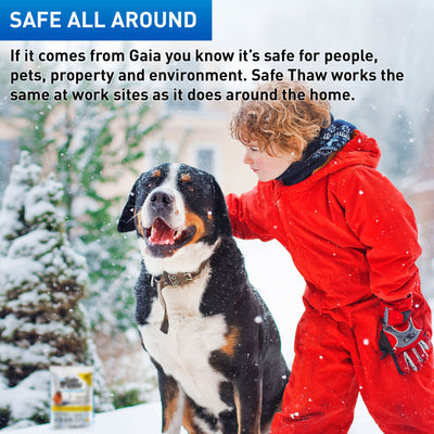 Safe Thaw Industrial Strength Salt Free Traction Agent Ice Melter, 43 Pounds - VMInnovations