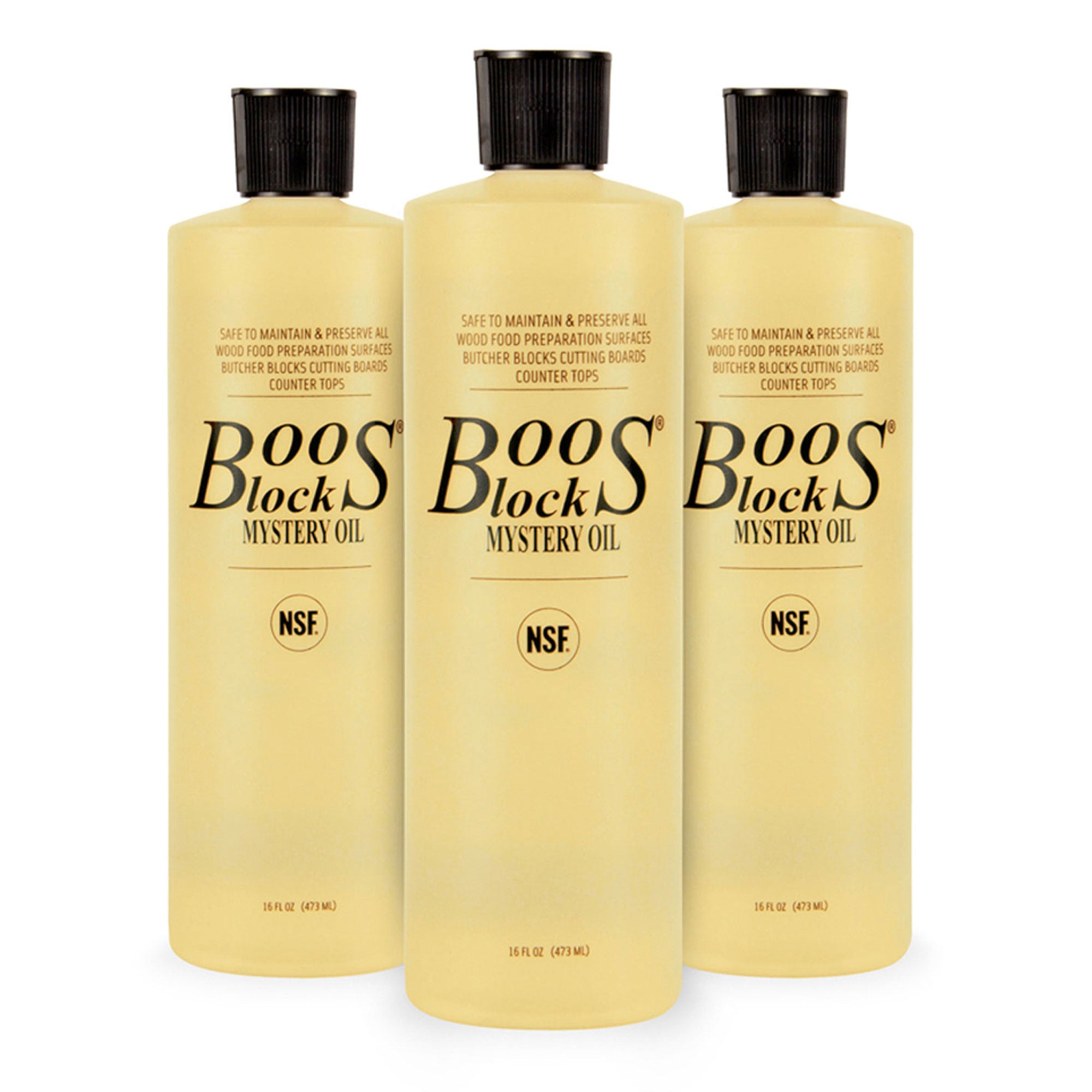John Boos 24 x 18" Cutting Board Bundle with 3 Pack of Boos Block Mystery Oil