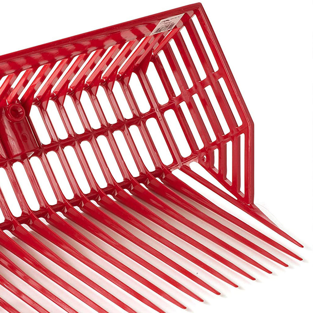 Little Giant DuraPitch Polycarbonate Pitch Fork Head with Basket Design, Red