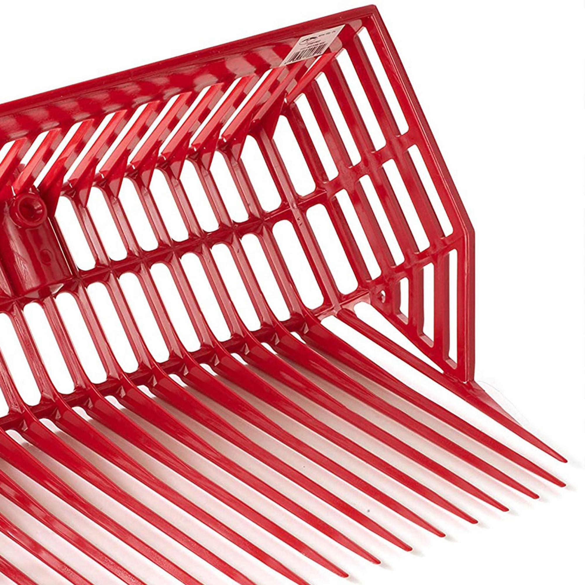 Little Giant Polycarbonate Pitch Fork Head with Basket Design, Red (Open Box) - VMInnovations