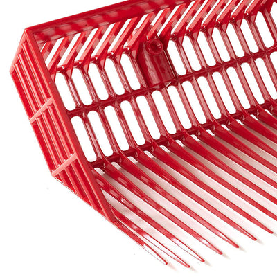 Little Giant Polycarbonate Pitch Fork Head with Basket Design, Red (Open Box) - VMInnovations