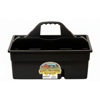 Little Giant DuraTote Tote Box Storage Organizer w/Carrying Handle, Black (Used)