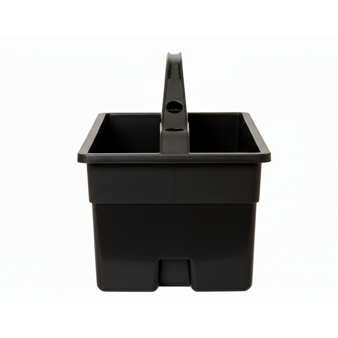 Little Giant DuraTote Tote Box Storage Organizer w/Carrying Handle, Black (Used) - VMInnovations