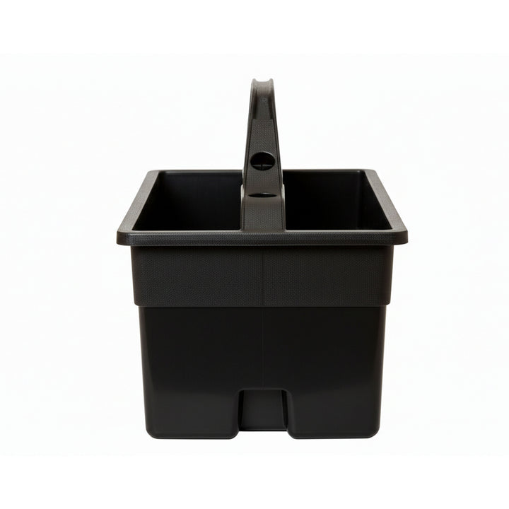Little Giant DuraTote Tote Box Storage Organizer w/Carrying Handle, Black (Used) - VMInnovations