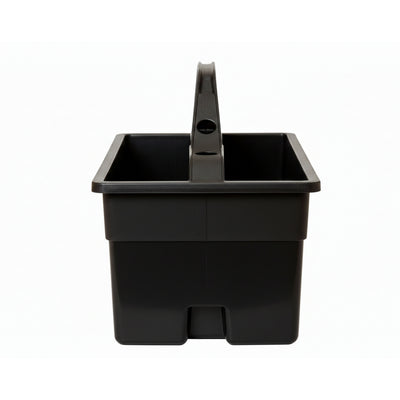 Little Giant DuraTote Tote Box Storage Organizer w/Carrying Handle, Black (Used)
