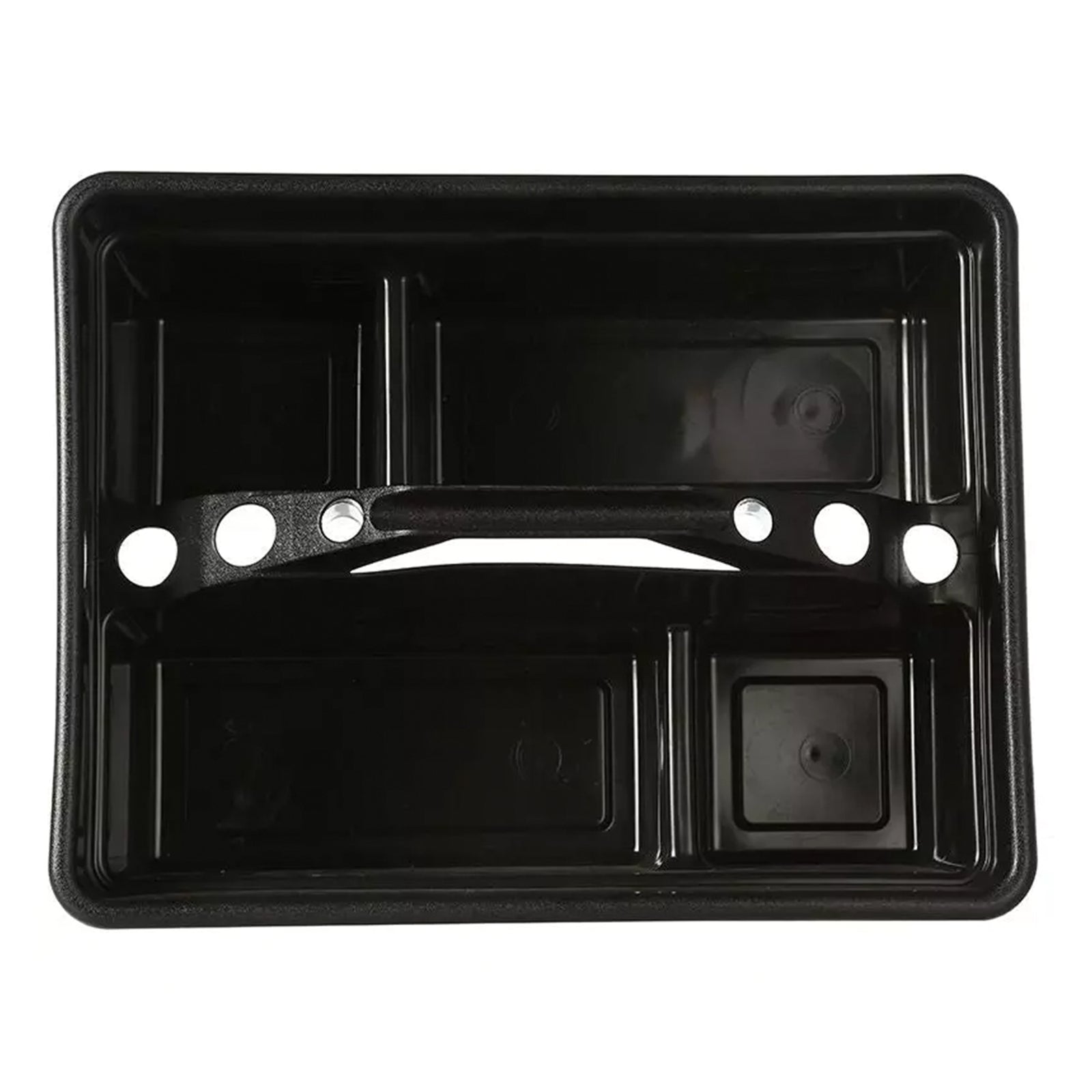 DuraTote Tote Box Storage Organizer with Carrying Handle, Black (Open Box) - VMInnovations