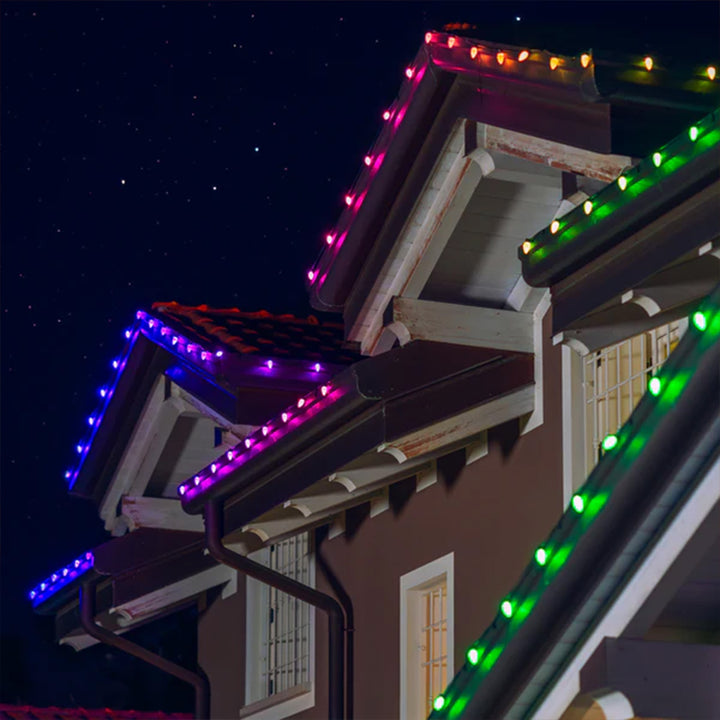 Home Heritage 15.8 Ft Lights, Smooth Fogged 20 RGB Bulbs w/ App Control (Used)