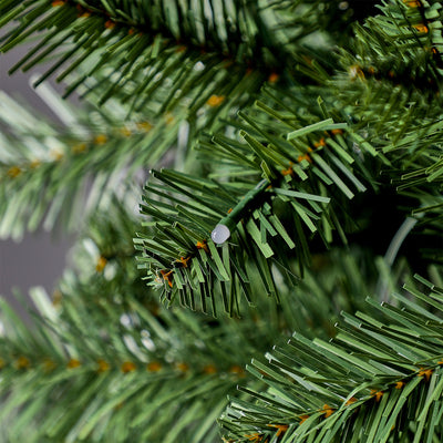 Home Heritage 7' Twinkly Pencil Pine Prelit Artificial Christmas Tree 210 Lights