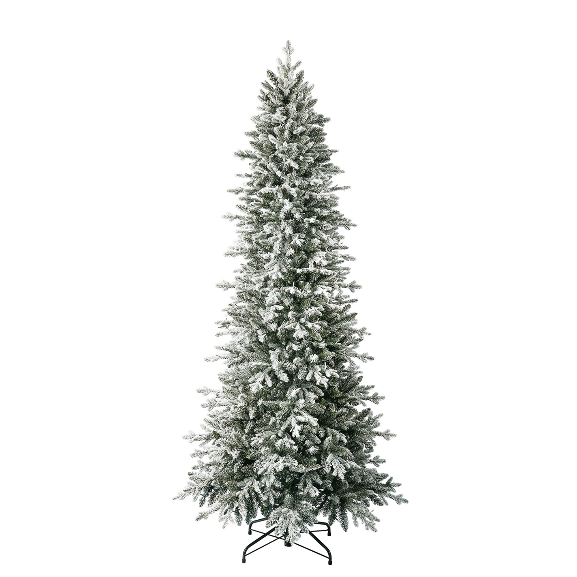 Home Heritage Snowy Redwood Pine 7.5' Prelit Artificial Christmas Tree(Open Box) - VMInnovations