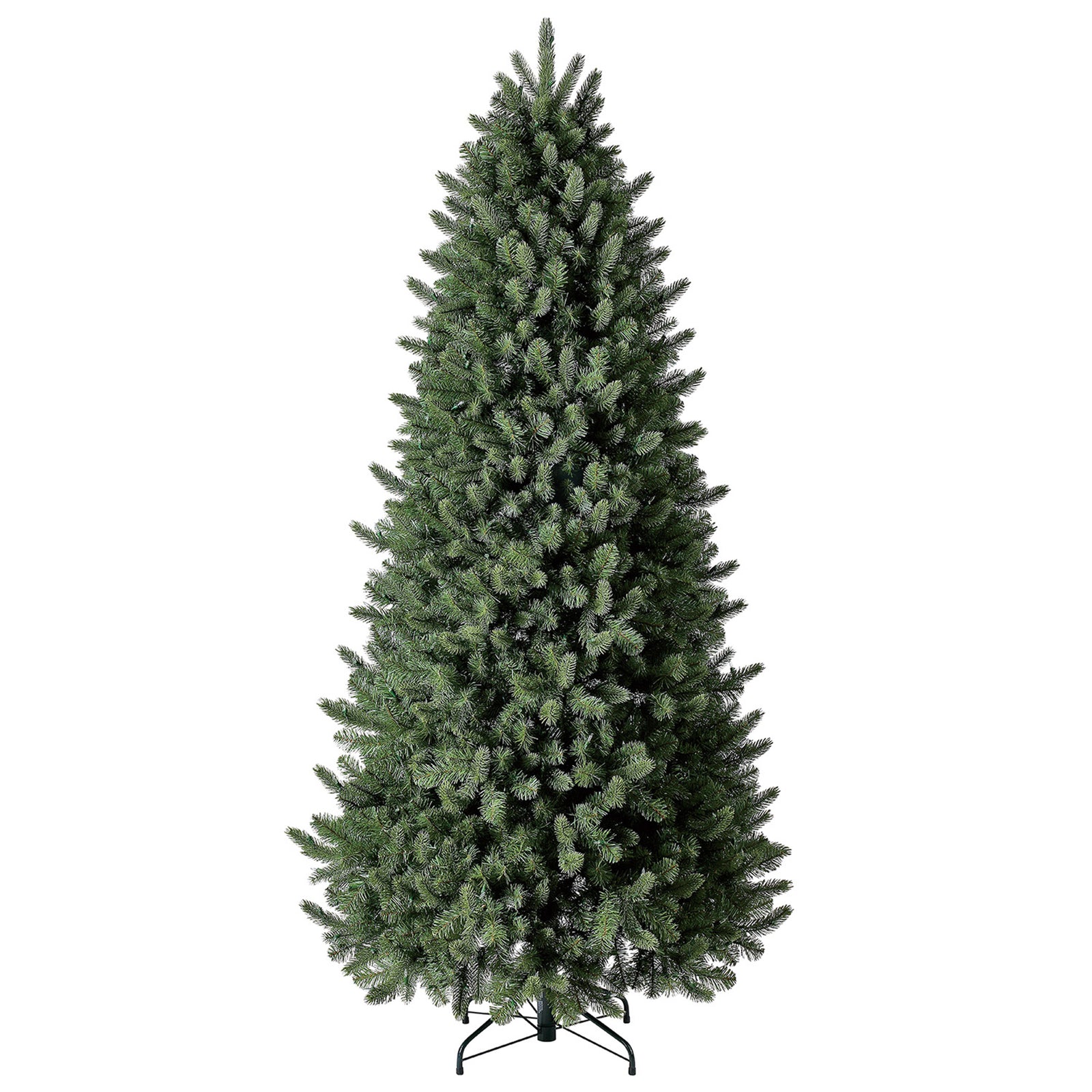 Evergreen Classics 7.5 Ft Vermont Spruce Tree, 600 Remote LED Lights (Used) - VMInnovations