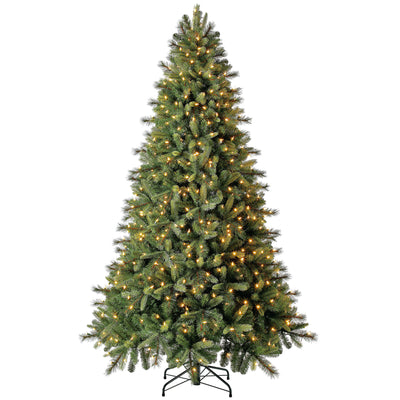 Evergreen Classics 7.5' Pre Lit Norway Spruce Artificial Christmas Tree (Used)