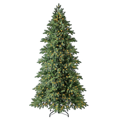 Virginia Fir 7.5 Ft Artificial Christmas Tree, Prelit w/ 700 LEDs (Used)