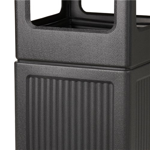 Safco Canmeleon Outdoor and Indoor Recessed Panel Trash Can, 38 Gal (Used)