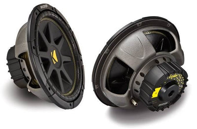 Kicker 12-Inch 300W  Power Car Audio Subwoofers Subs C124, Pair | 10C124
