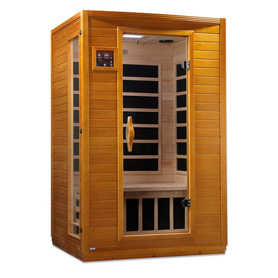 Golden Designs Andora 2 Person Low EMF 6 Heating Panel Infrared Sauna(For Parts)