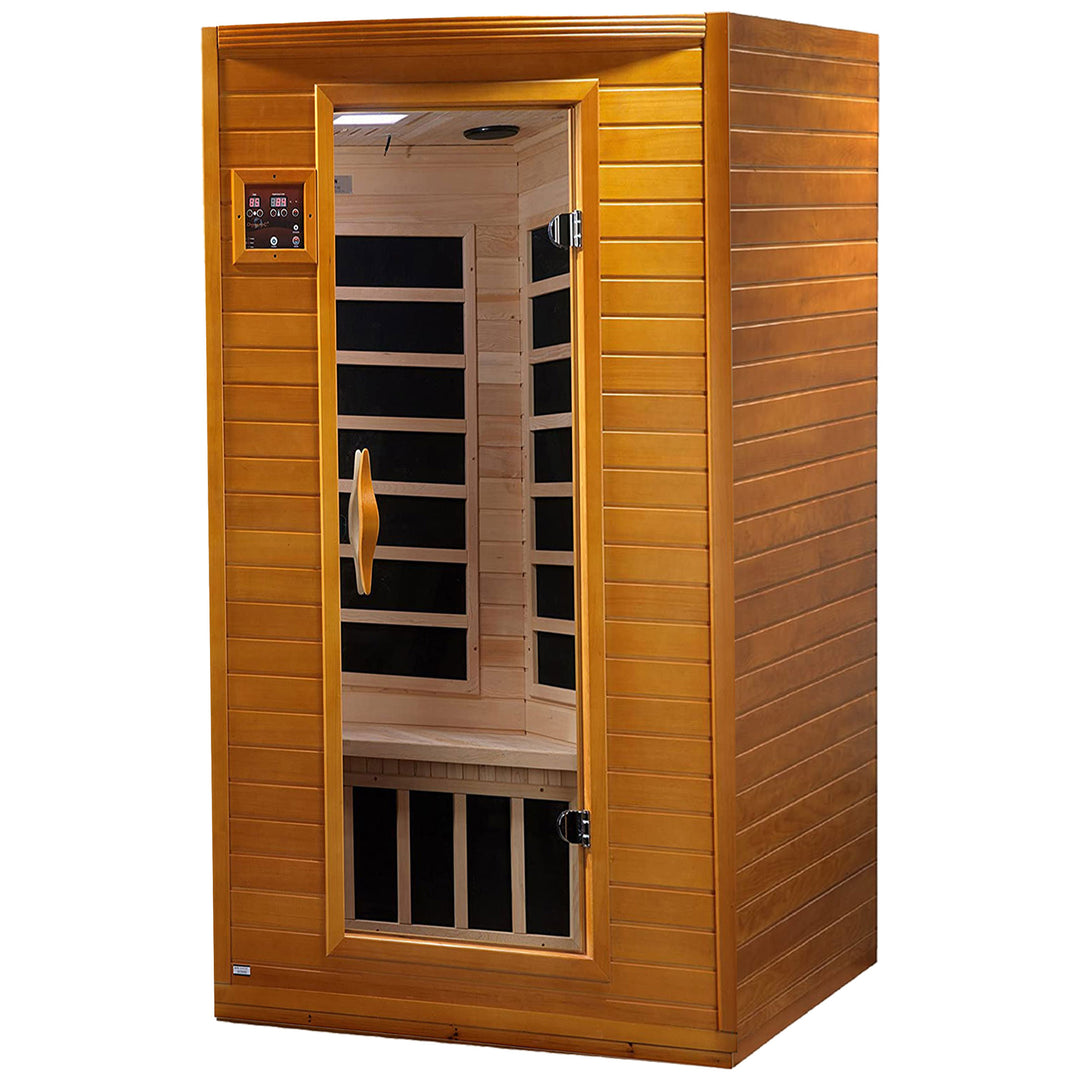 Golden Designs Andora 2 Person Low EMF 6 Heating Panel Infrared Sauna(For Parts)