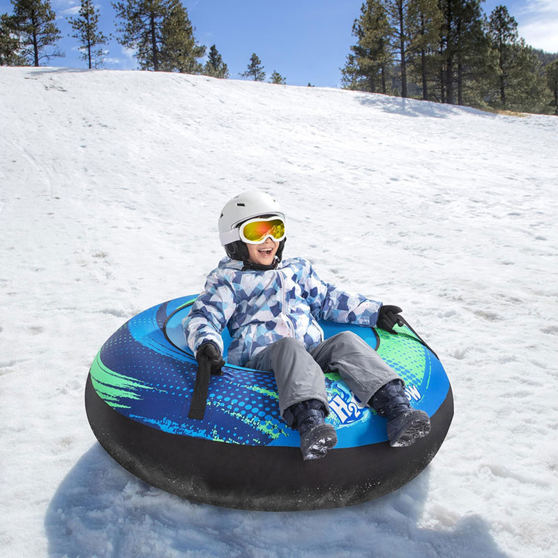 H2OGO! Snow 48 Inch Blizzard Blast Kids Winter Snow Tube Sled for Ages 6 and Up