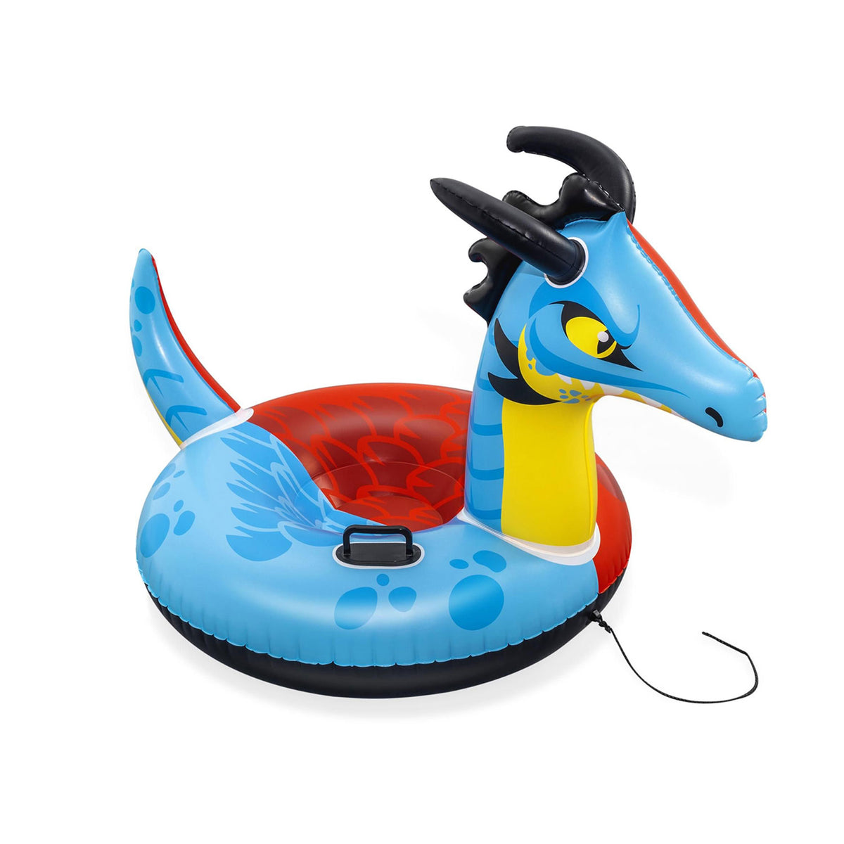 H2OGO! 56 x 38 Inch Dragon Fury Kids Winter Snow Sled Tube for Ages 6 and Up