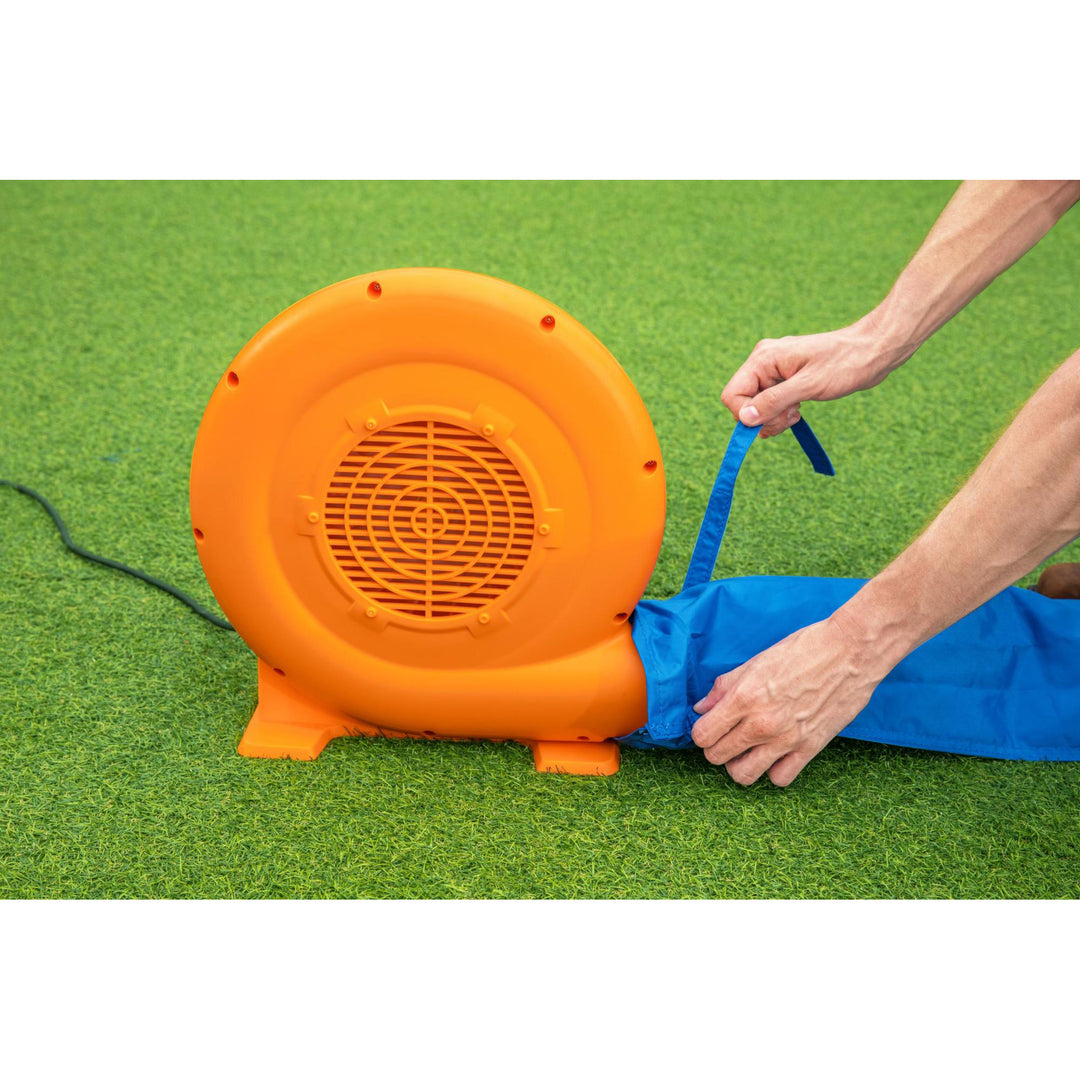 Bestway Brave the Bull Indoor or Outdoor Inflatable Bounce House with Air Blower