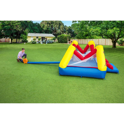 Bestway Brave the Bull Kids Inflatable Bouncer House and Slide (Open Box)