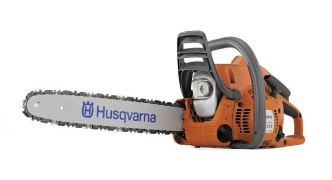HUSQVARNA 235E 14" Bar 34cc 2 Stroke Gas Powered Tree Chainsaw - Lightly Used