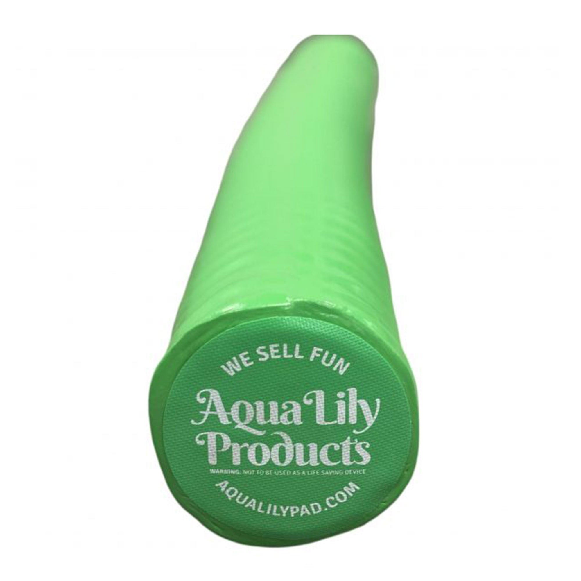 Aqua Lily Pad 15' Bullfrog Floating Foam Island w/ Foam Pool Noodle Float, Green