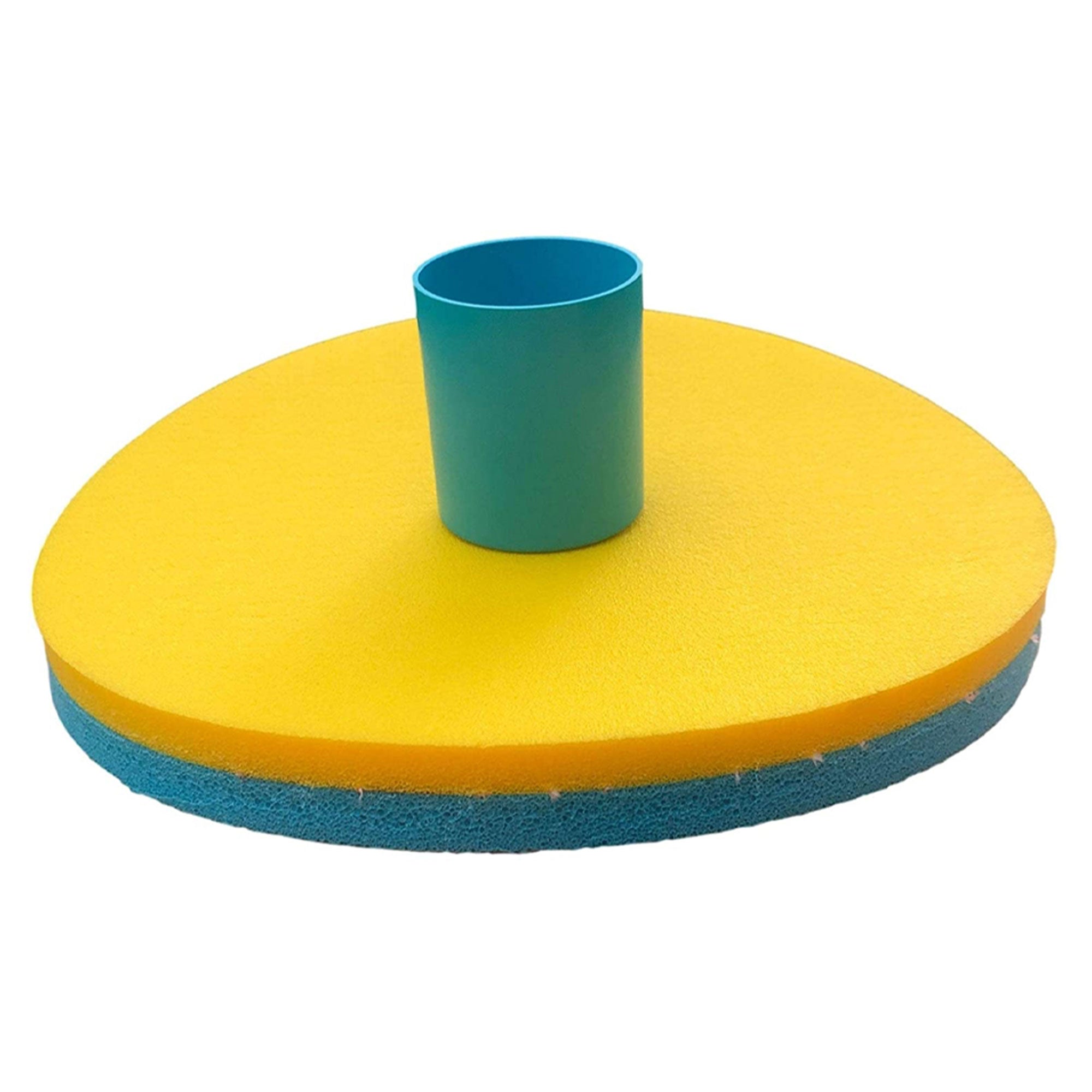 Aqua Lily Pad 15' Bullfrog Floating Island w/ Floating Beverage Holder (2 Pack)