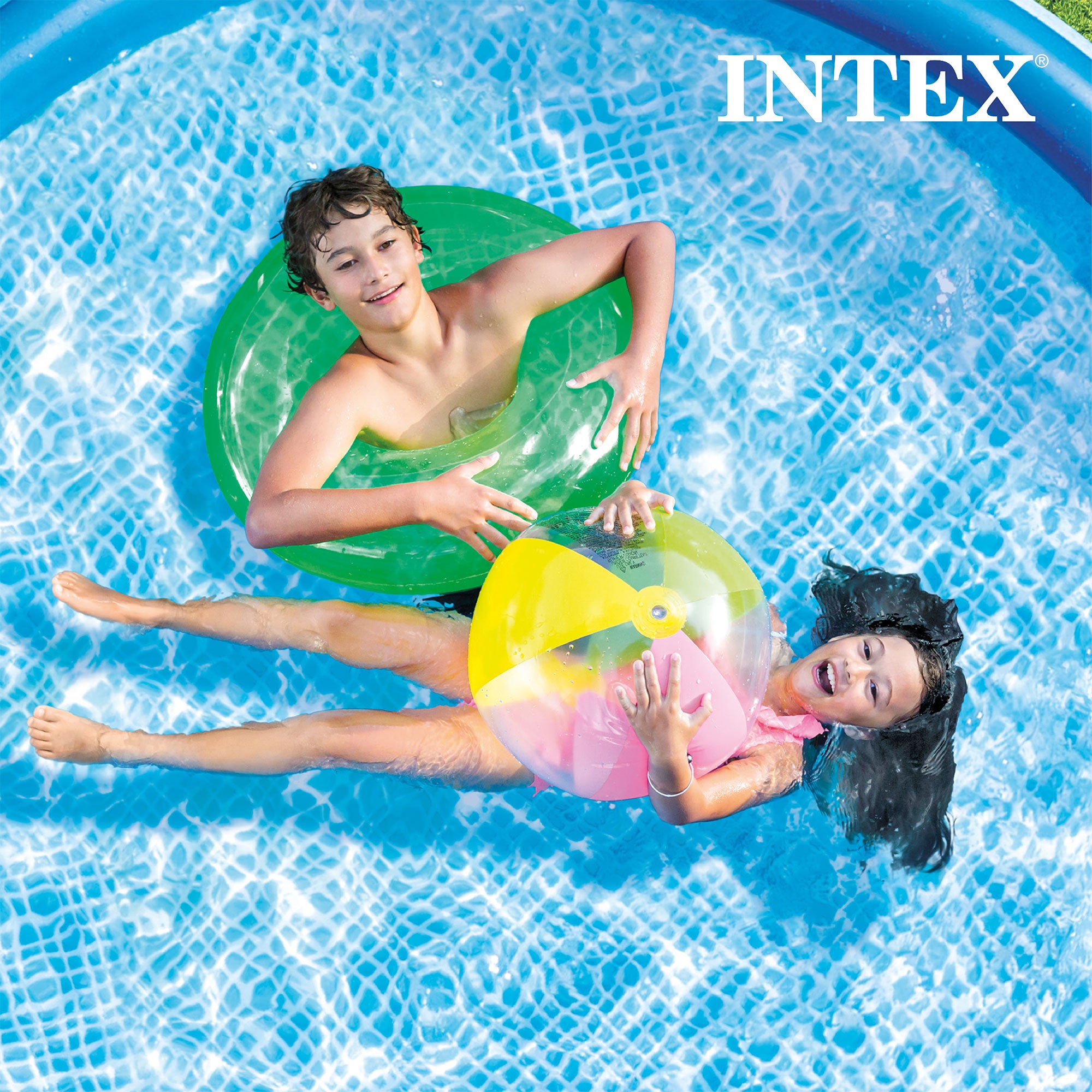 Intex 28121EH 10ft x 30in Easy Set Inflatable Kid Swimming Pool with Filter Pump