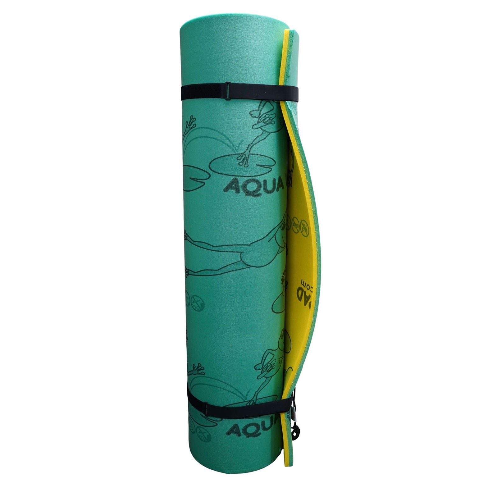 Aqua Lily Pad Water Mat Playground Floating Foam Pad Bundle w/ Nylon Storage Bag - VMInnovations