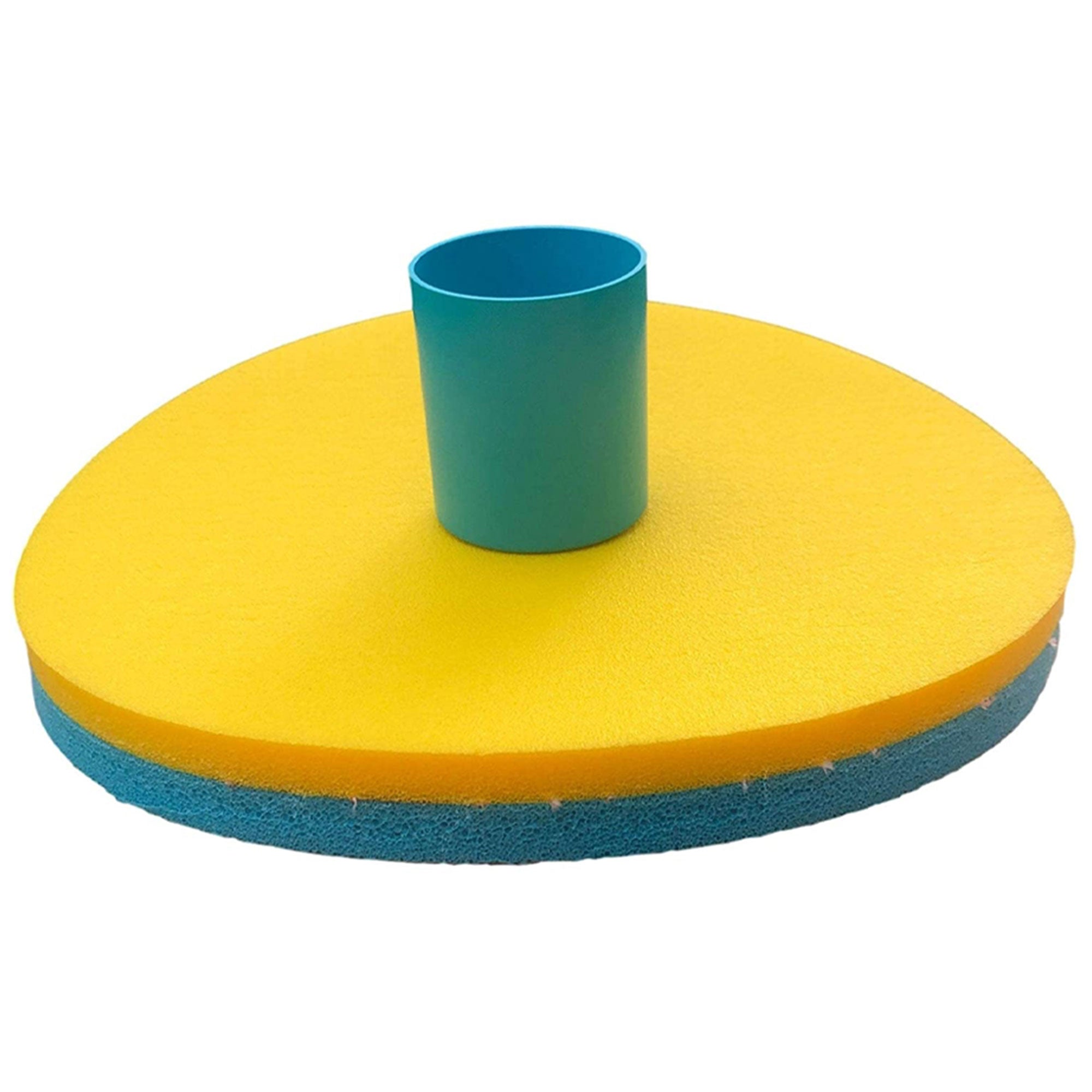 Aqua Lily Pad 14' Maui Floating Foam Island w/ Floating Beverage Holder (2 Pack)