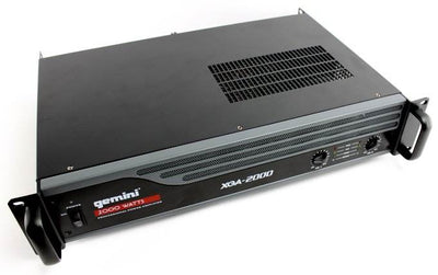 NEW! GEMINI XGA-2000 2000 Watt 2 CH Power Amplifier Professional DJ Stereo Amp
