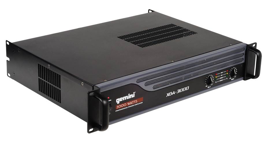 GEMINI XGA-3000 3000W Power Amplifier DJ Stereo Amp