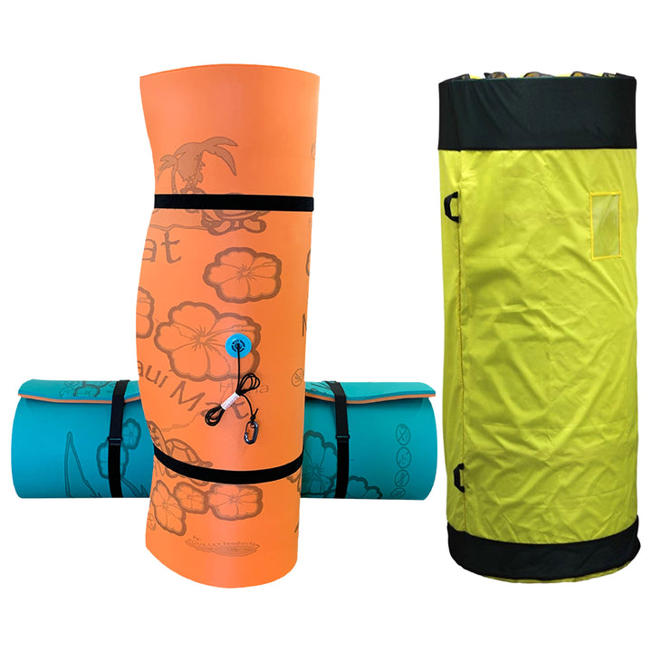 Aqua Lily Pad 20 Ft Maui Water Playground Floating Foam Island Mat & Storage Bag - VMInnovations