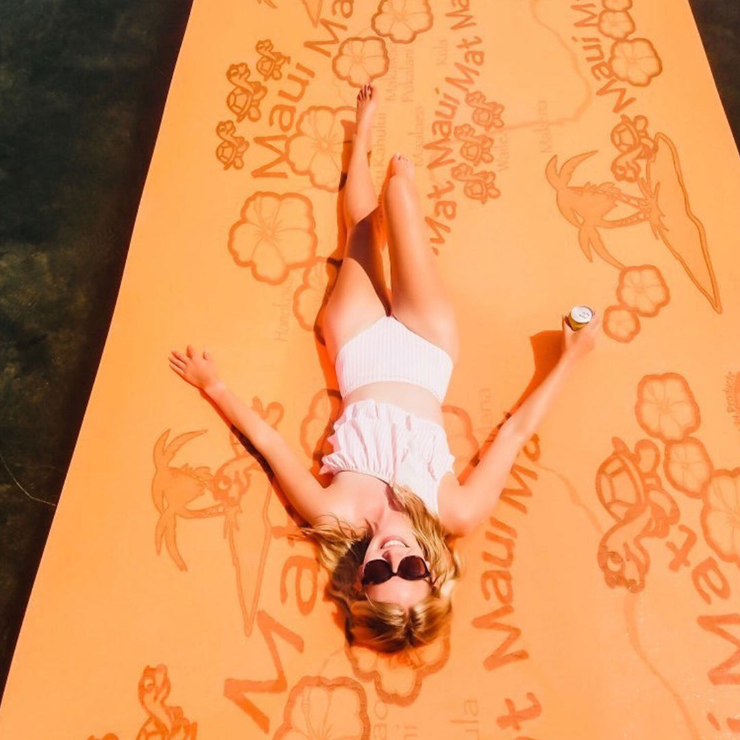 Aqua Lily Pad 20 Ft Maui Water Playground Floating Foam Island Mat & Storage Bag - VMInnovations